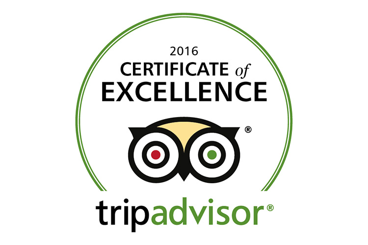 Logo Certificat Excellence Tripadvisor 2016