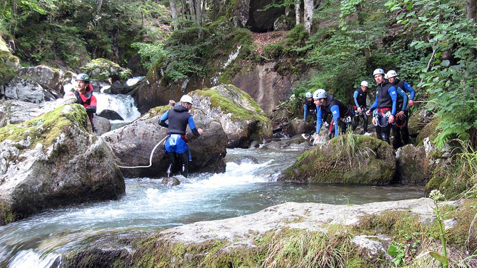 Canyon Orlu - Bureau des Guides des Pyrénées Ariégeoises