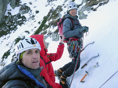 Alpinisme Goulotte - Pic du Caumale - Guides Ariege Pyrénées